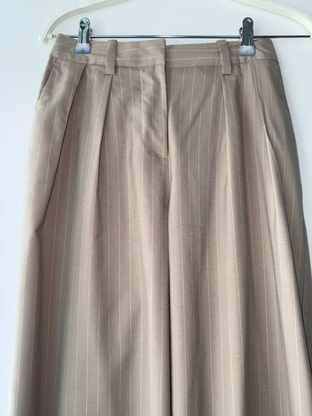 Frank and Oak Pinstripe Vest and Trousers - Beige - Picture 5 of 5